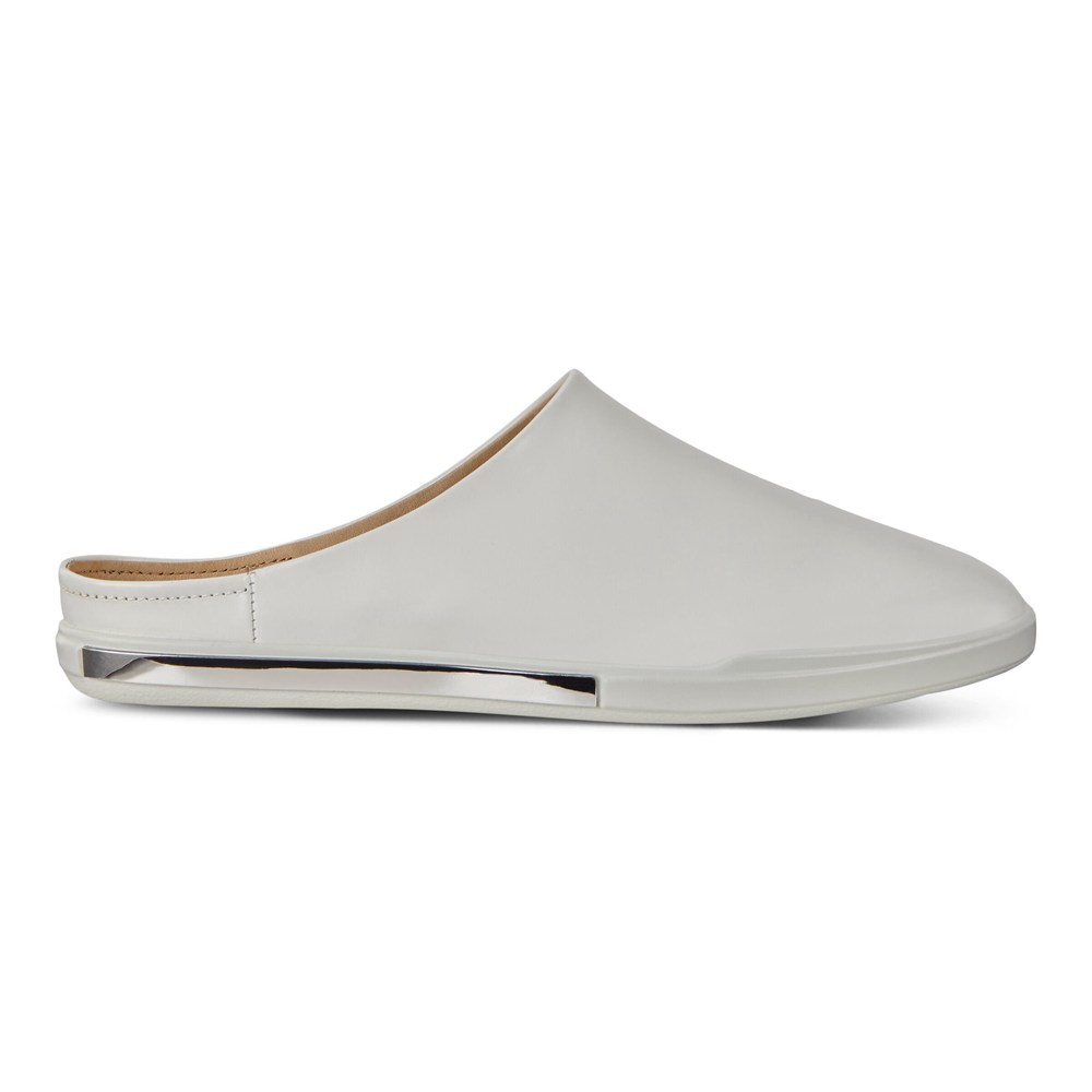 ECCO Womens Ballerinas White - Simpil Ii Mules - EKL-487963